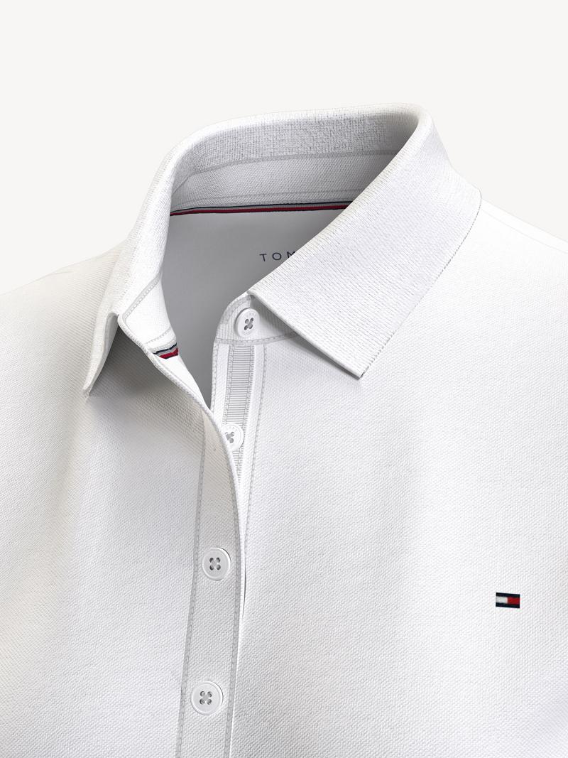 Női Tommy Hilfiger Essential Solid Polos Fehér | HU 266UZG